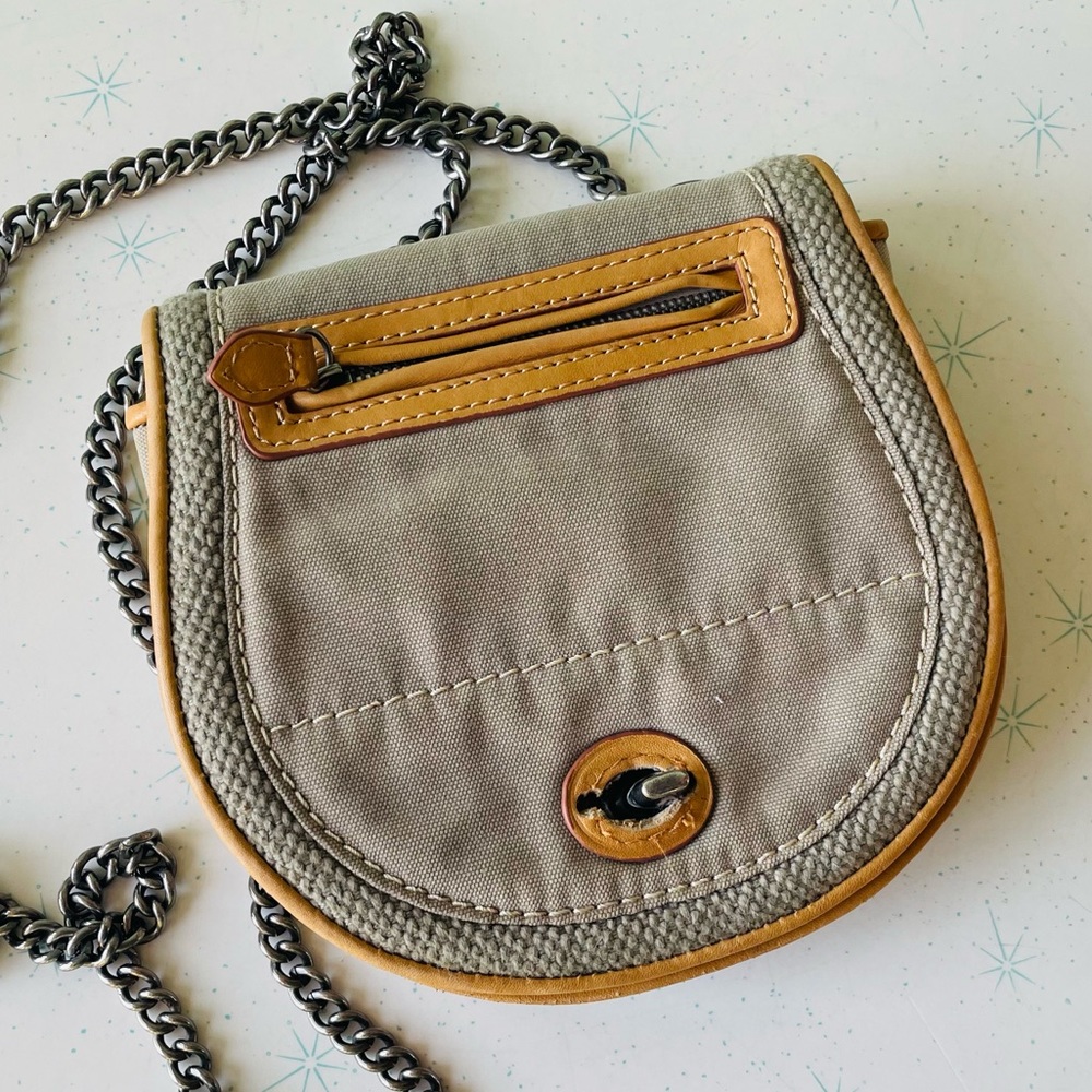 Rare etienne Aigner tan nude round satchel purse shoulder cross body designer